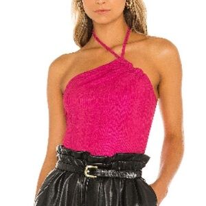 Women's Pink Halter Top